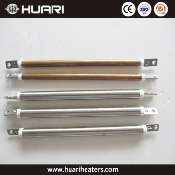 Tubular quartz infrared heater element