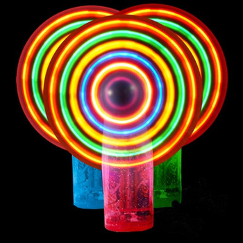 Light up glitter fan