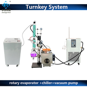 Vacuum rotary evaporator rotovap Turnkey system