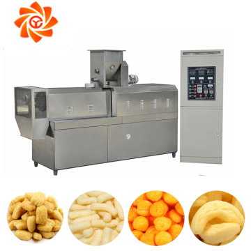 Snack food extruder puffed corn snacks food machinery