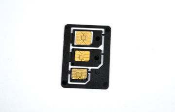 Plastic Abs 3ff Sim Adapter Triple 3 In 1 Nano To Micro Sim 250pcs