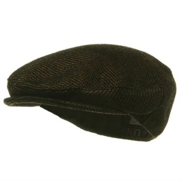 Brown Pile Tweed Ivy Cap