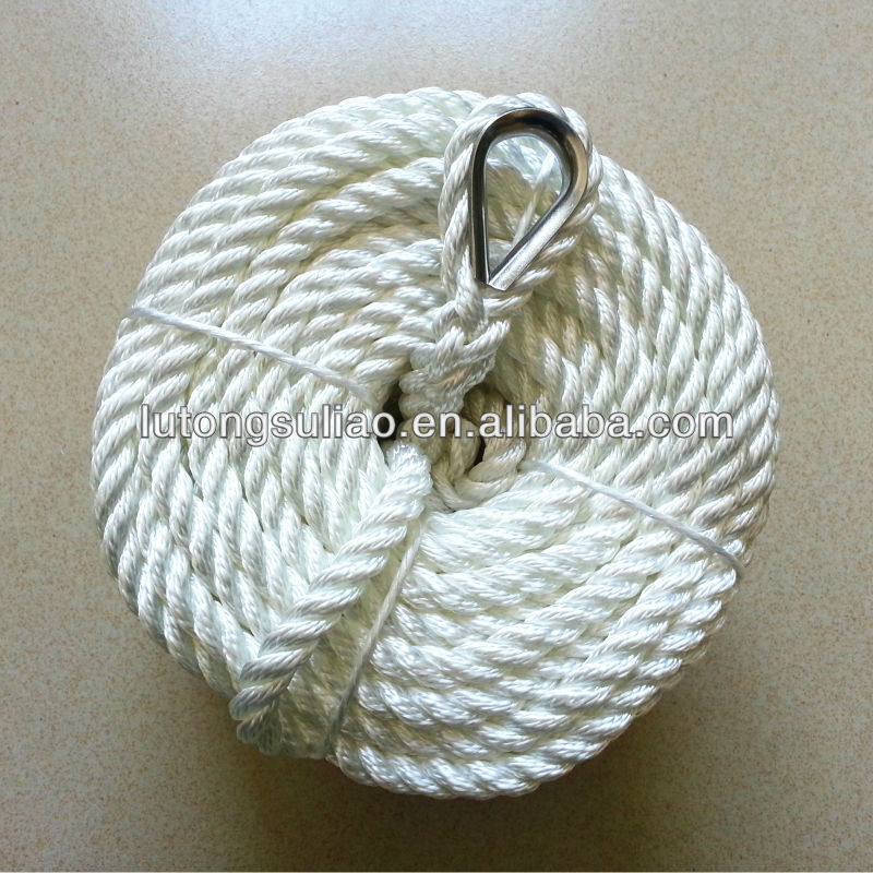 high tenacity 3 strands dacron rope for sale