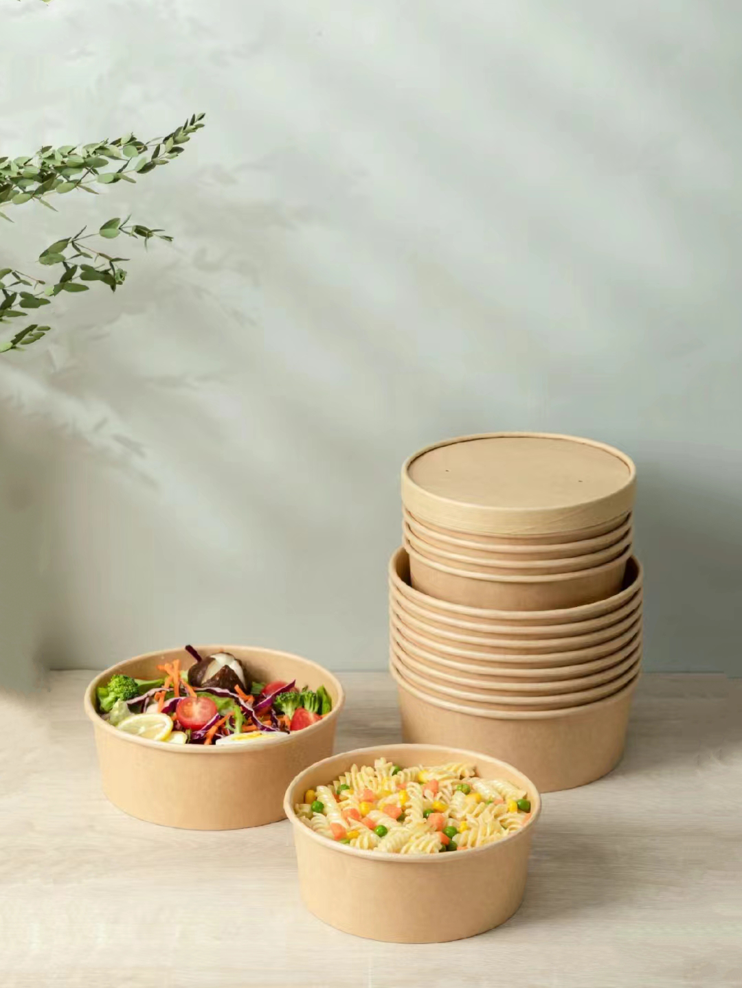 Kraft Paper Polk bowl