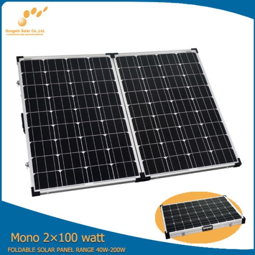 Portable Monocrystalline Folding Solar Panel 200W for Camping