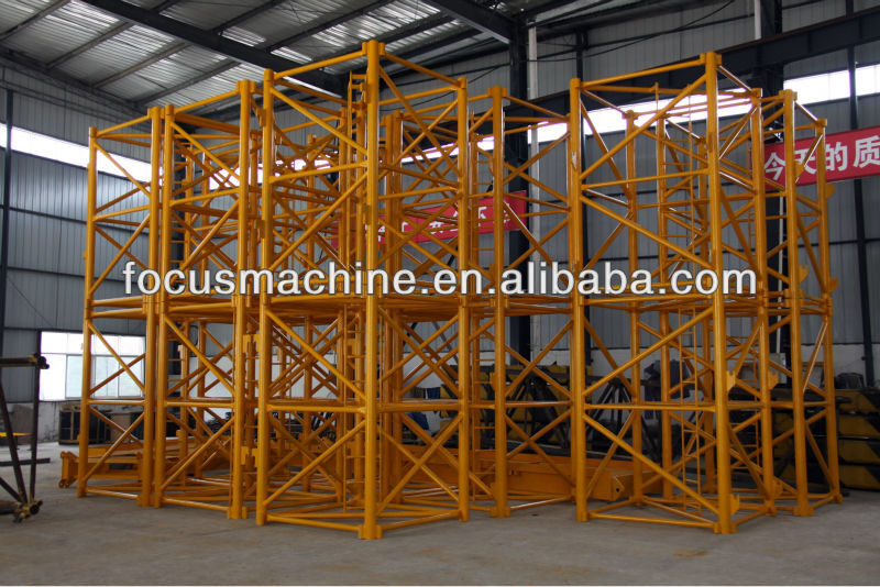 QTZ31.5 construction tower crane small tower cranes