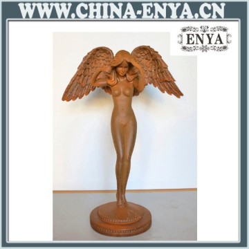 China supplier angel with wing scuplture
