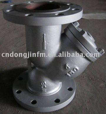 API flanged Y-strainer