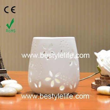 Decorative moroccan porcelain tealight candle lantern