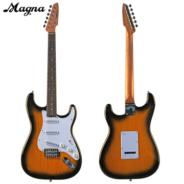 Professional Ebony Me Guitar 6Cordes Electric Guitar