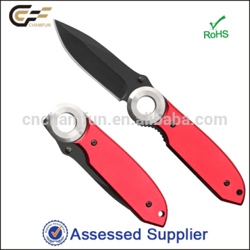 Outdoor Adventure or Activities Foldig knife with Lacing Hole for Climbing Activity