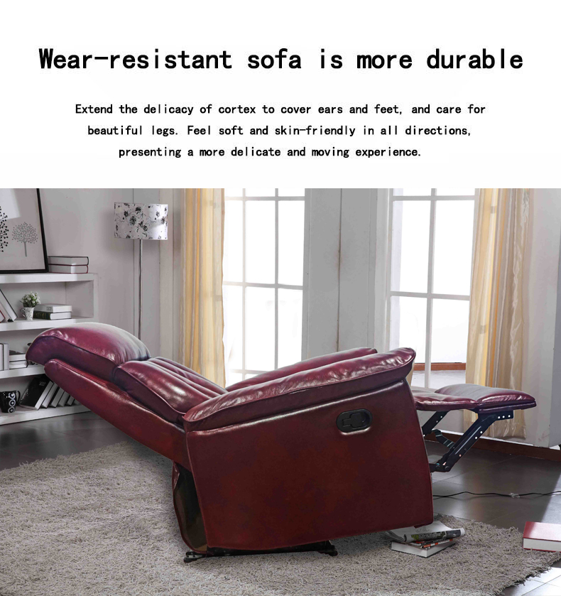 Wear Resistant Manual Recliner Lazy Sofa