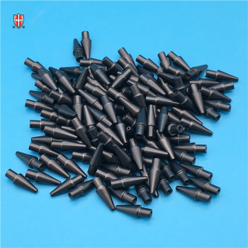 refractory black zirconia ceramic mouth suction nozzle