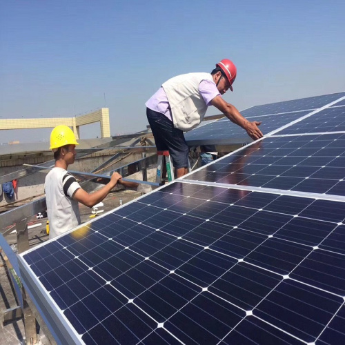 Panel solar de doble vidrio monocristalino