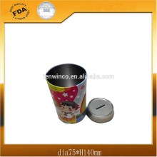 Cola Shaped Coin Tin Box