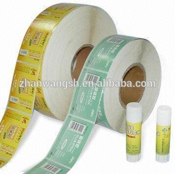 Self adhesive label, permanent adhesive labels, product adhesive labels