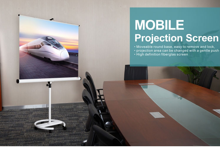 16:9 Front/Rear Projection Optional Mobile Screen/Fast Folding Screen for Outdoor