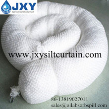 100% PP White Oil Absorbent Boom For Oil Spill Clean-up