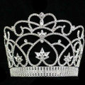 heart beauty tiara rhinestone pageant crown CR-027