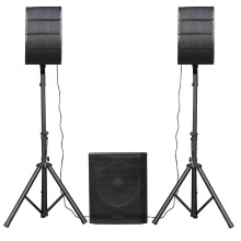 1600W 15inch Active Subwoofer Karaoke Set with 2.1 Channel DJ Box PA Sound System