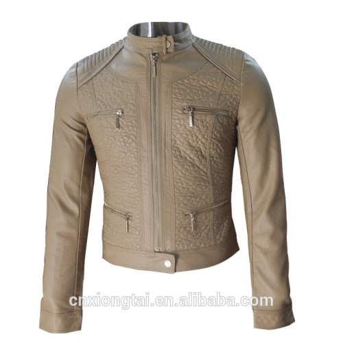 NEW ARRIVALS PU LEATHER QUILTED JACKETS