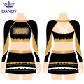 Novità Stampa Customizata Strass Uniforme Cheerleading