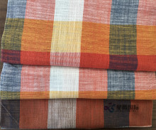 Colorful Plaid Cotton Blend Bamboo Fiber Shirt Fabric