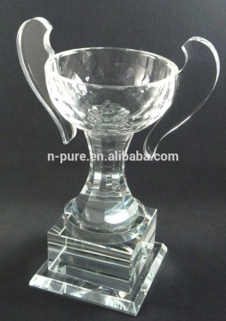 blank crystal award crystal cup for custom design