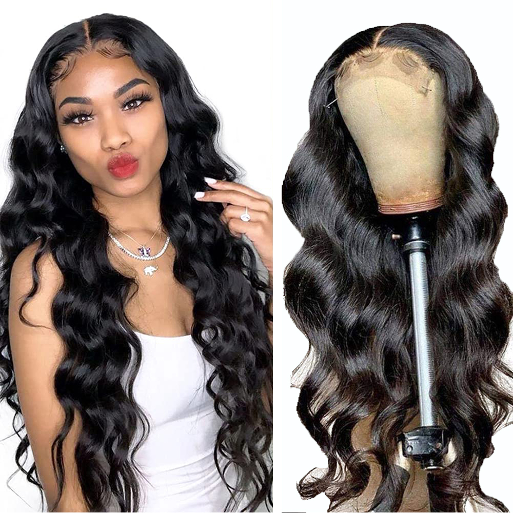 SPARK HD Transparent Lace Front Wigs For Black Women Wholesale Natural Color Brazilian Human Hair Wigs Straight Remy Hair