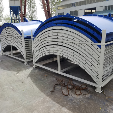 Conveyor screw for small 150 ton cement silo