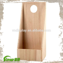 Wood Brochuer Holder, Flyer Holder, Counter Top Flyer Stand
