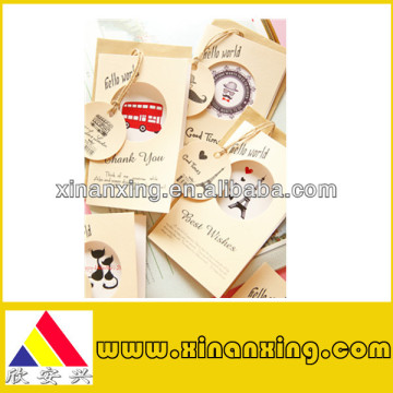 luxury yellow paper envelopes with western style