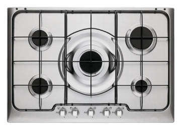 Electrolux Steel Hob 5 Rings in Italy