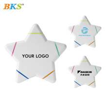 BKS Factory Wholesale: Cheap Logo Printing Star Shape Highlight Marker Pen