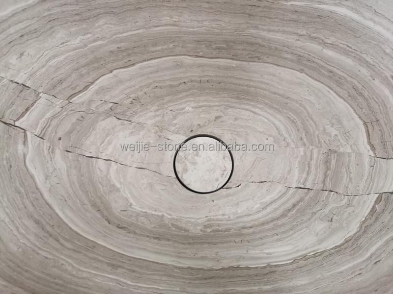 Customizable Modern Marble Design Solid Surface Bathroom Wash Basin Wholesale Price White Grey Wall Hung Sink for Hand Washing