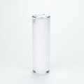 loção de cuidados com a pele vazia personalizada 15 ml 30 ml anel de garrafa de plástico sem ar a ar anel de prata