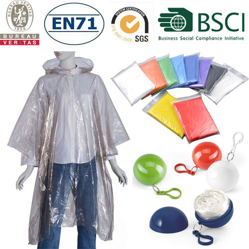 transparante wegwerp plastic regenkleding