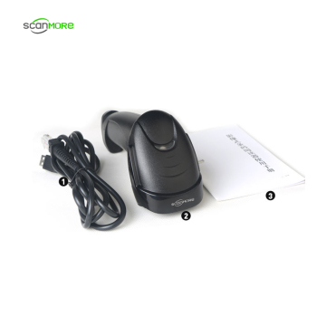 1d Handheld wired CCD scanner barcode reader