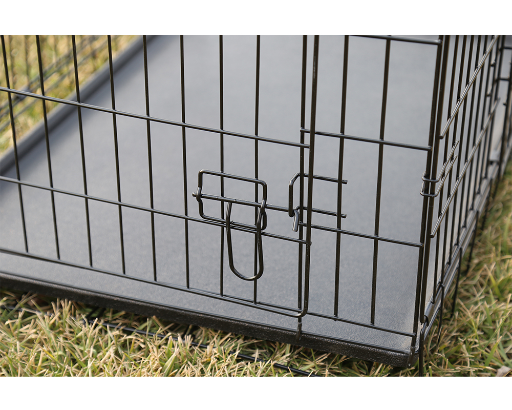 Portable Haustier Hund Schwarz Käfig Portable Pet Dog Black Cage