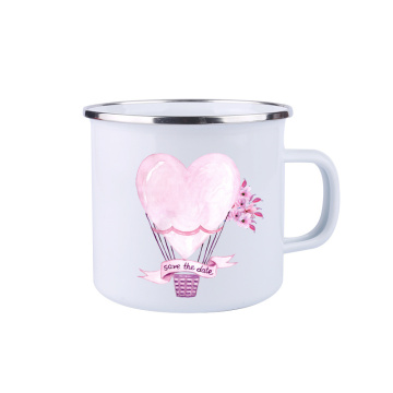 Save The Date Cup Wedding Souvenir Cup Enamel Cup