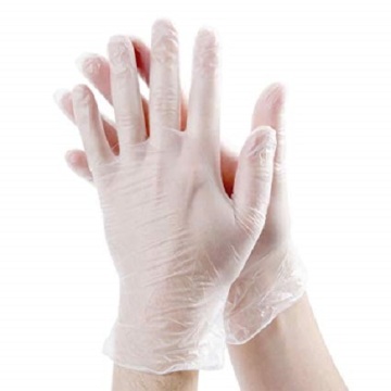 clear antistatic pvc powder free vinyl gloves