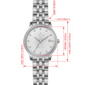 Quartz Movement Leaf Hands Women's Watches