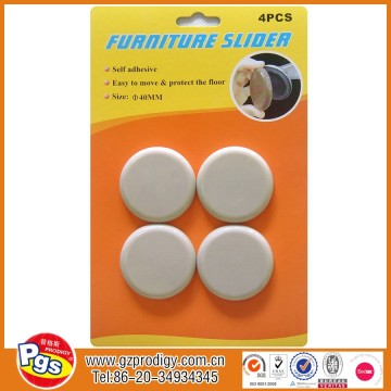 Adhesive plastic furniture slider moving slider/moving pad