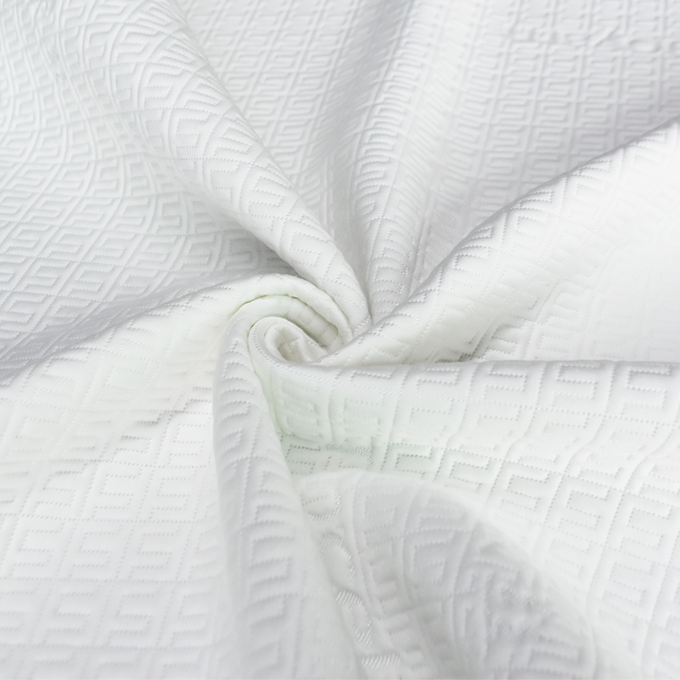 China Textile High Quality Tencel Nano Yarn Jacquard Knitted Mattress Fabric