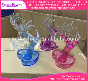 Wholesale Acrylic Practice nail training hand, Soft Plastic Nail Hand Training, Modelling nail training hand