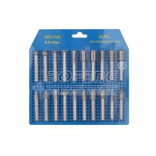 Diamond Mounted Points 20 Pcs Grinding Wheels