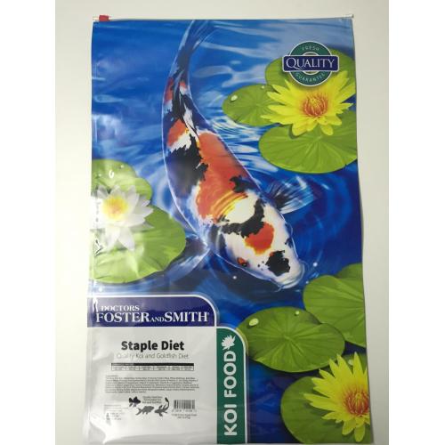 Custom Plastic Slider Zipper Pouch for Koi Food