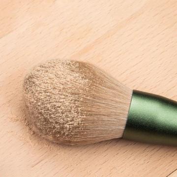 leicht grüne Holzfarbe Griff Make-up Pinsel Sets