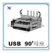 usb 90 female usb connector