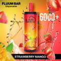 Fluum 6000 Puffs Sabor Lista de sabores Vape descartável